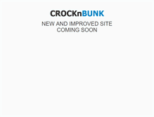 Tablet Screenshot of crocknbunk.com